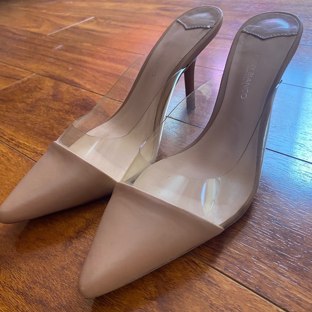 Tony Bianco Nude Mules